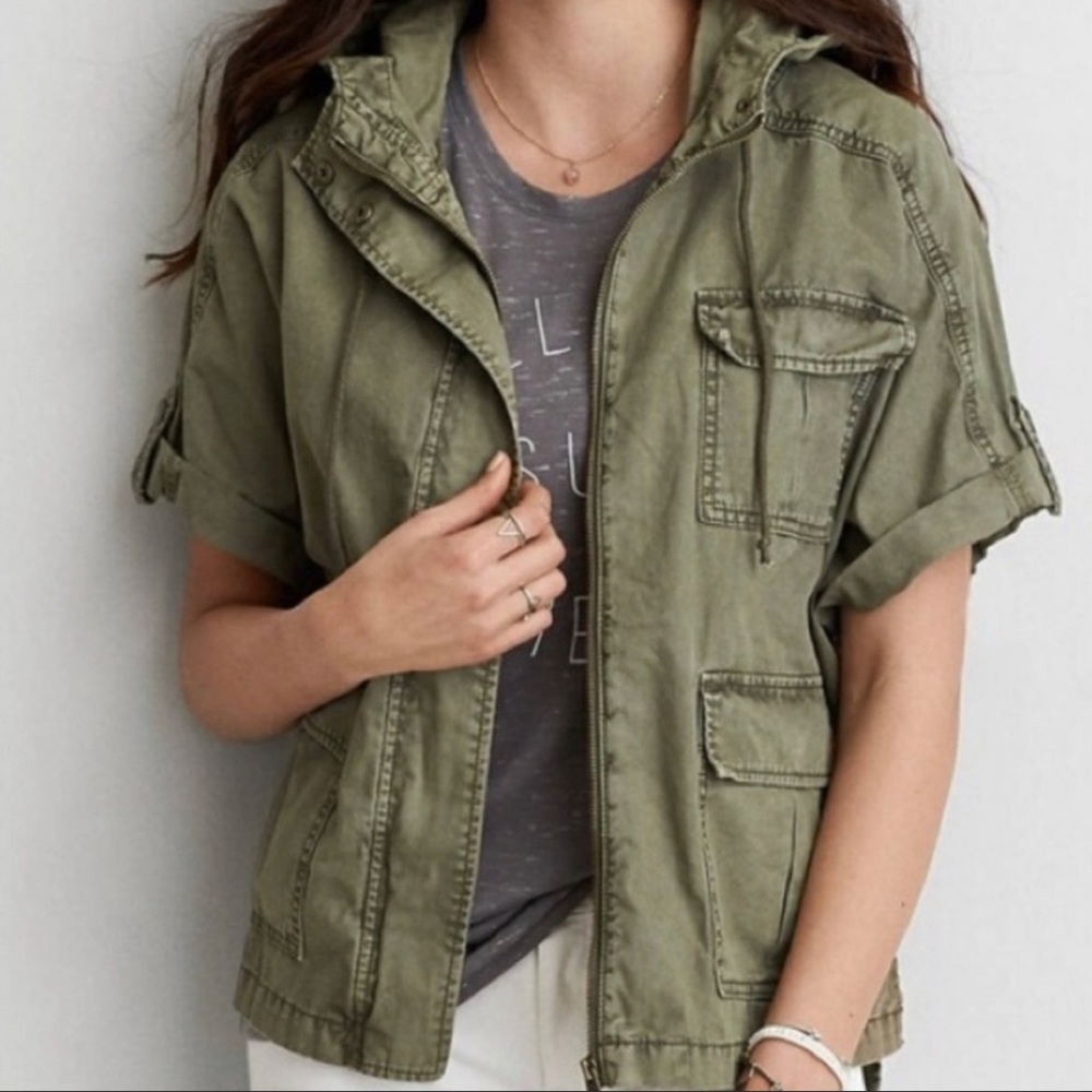 15hooded Fall Utility Jacket - image 1